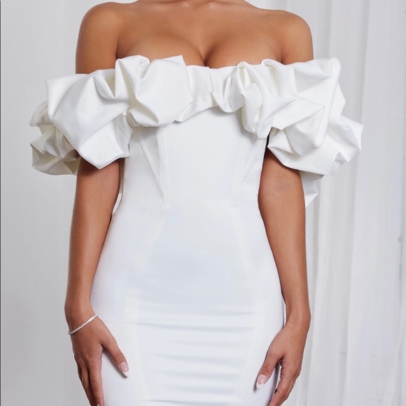 Babyboo Dresses & Skirts - White Ruffle Dress